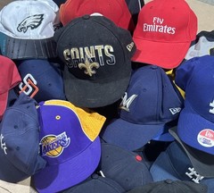 Hats Lot 5 Random Mix Sports Snap And Fitted Ball Dad Caps Resale Wash Reshape