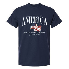 USA 250th Anniversary Shirt, Patriotic American Flag Graphic Tee