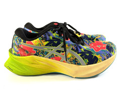 Asics Novablast 3 Lite-Show Women’s 7.5 Lime Zest Multicolor Geometric Lace Up