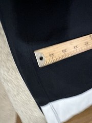 Fabletics Large Women Becky Sport Mini Black / White Crewneck 12-2