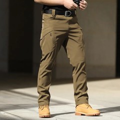 Mens Cargo Pants Stretch Flex Combat Hiking Outdoor