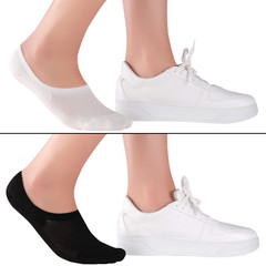ELYFER 8 Pairs Womens Bamboo Socks No Show