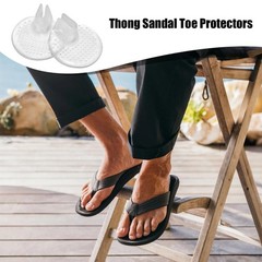 Silicone Thong Sandal Toe Protectors Gel Cushion Flip Flop Guards 1 Pair Set
