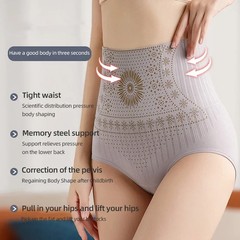 Women High Waist Shapewear Butt Lifter Tummy Control Seamless Panties