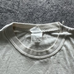 Gildan Shirt Mens Small Beige Photo Man Money Graphic Tee Gun Back Double Sided