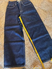 Assembly Label Womens Wide Leg Jeans size 28 Dark Rinse (Australian Label)