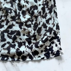 Rails fable blouse in blurred cheetah oversized peasant top size small