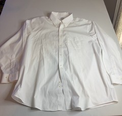 Brooks Brothers 1818 White Non-iron Dress Shirt Men’s 18 34/35 100% Cottton