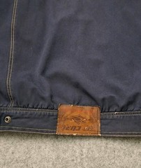 Vintage Rip Curl 90s Plaid Lined Trucker Jacket Blue Corduroy Collar Women’s M