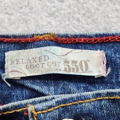 Levis 550 Jeans Womens 16 Medium Blue Relaxed Bootcut Denim Made Egypt Classic