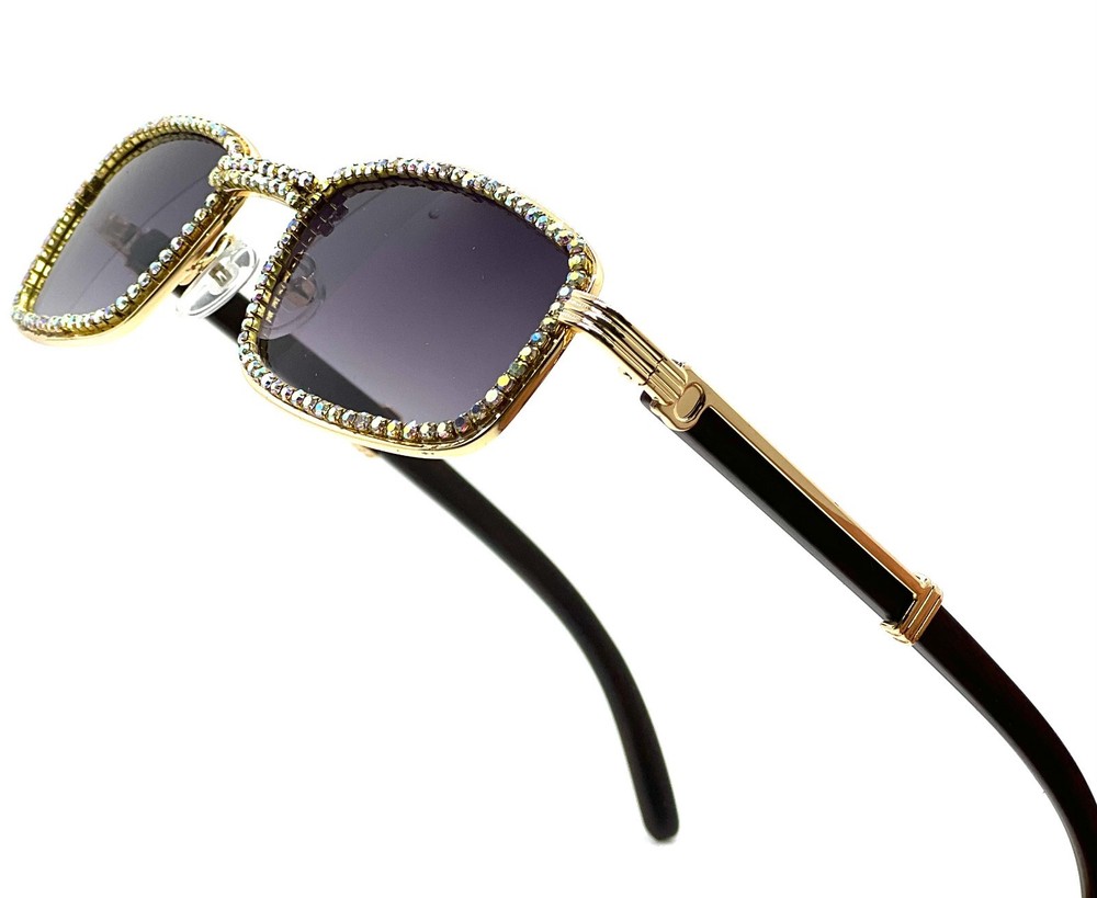 Diamond Hip Hop Sunglasses Outdoor Party Music Wear Elegant Sophisticated Men