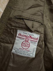 Harris Tweed Quattro Blazer Jacket Wool Men’s Size 46R EU 54