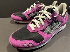 Asics x Awake NY Gel-Lyte III OG Black/Purple Men’s Size 10.5 1201A568-001 MINT