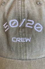 NEW 50/20 Crew Embroidered Adjustable Baseball Hat Egypt 2023