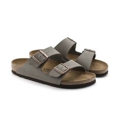 Birkenstock Arizona Stone Mocha Birko-Flor Comfort Sandals EU37-45