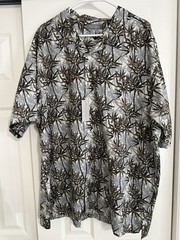 Daniel Cremieux Signature Collection Men’s XXL Gray Floral Short Sleeve