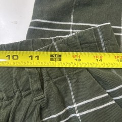 Madewell Corduroy Pull On Mid Rise Jogger Pants green Windowpane Womens Medium