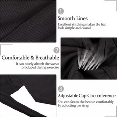 Cooling Motorcycle Wrap Biker Du Do Black Bandana Doo Rag Head Skull Cap Durag