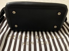 HENRI BENDEL W57th Black Mini Carryall Leather Crossbody Bag