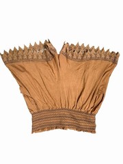 Earthbound Trading Co Boho Crochet Lace Hem Paperbag Waist Shorts Women’s Large