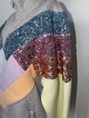 2017 Marc Jacobs Runway Ready To Wear Taylor Swift Sequined Zip Up Sweatshirt