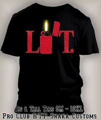 Sneaker RED LIT Tee Shirt Match to J10 Retro Light Smoke Graphic T Big Tall Sm