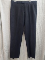 Kenneth Cole Reaction Men’s Black Textured Dress Suit Pants WPL 386 Size 36×32