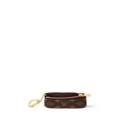 Louis Vuitton Authentic Card/Key/Coin Pouch Brown Monogram (Brand New with Box)