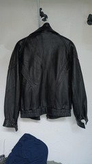 Wilsons Leather Bomber Jacket XL Tall Mens 00s Black Thinsulate Moto Flight