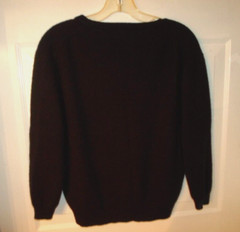J. Crew Sweater Womens XXS Extra Extra Small BLACK 100% Cashmere V-Neck Sweater