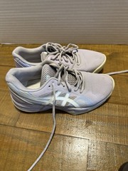 ASICS Gel Game Tennis Shoes Womens Size 5 Purple White Athletic Sneakers 77