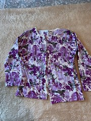 Garnet Hill Signature Eco Merino Cardigan Size Small