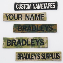 Name Tapes, Military Nametapes, Custom Name Patches, Embroidered Name Tags