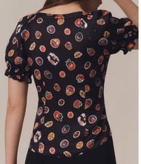 anthropologie top 3X, but fits like a 2X
