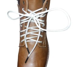 1 Pair Pack 550 Paracord shoelaces bootlaces with strongest Black Steel Tips