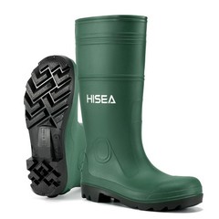 HISEA Men’s Rain Boots w/Steel Shank Waterproof Garden Fishing Outdoor Work Boot