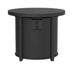 Style Selections 30-in W 50000 Maximum BTUs Steel Round Liquid propane Fi|119276