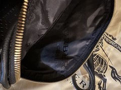 Burberry Women’s Prorsum Black Leather Handbag Purse with Dust Bag Pre-Owned