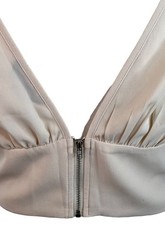 Shein Women’s Halter Top Medium Beige Romantic Bohemian