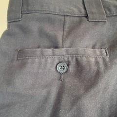 Dickies Cargo Black Pants Mens High Rise Zipper fly