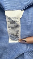 Chaps Mens Medium Blue Button Down Shirt Easy Care Cotton Blend NWT Classic Fit
