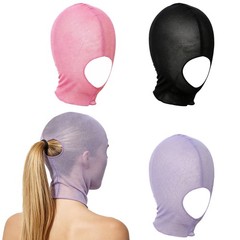 Unisex Full Face Open Mouth Mask Party Head Cover Fashionable Headgear Rave