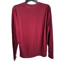 Nike Dri-FIT Mens Medium Maroon Long Sleeve Performance Shirt Athletic Running