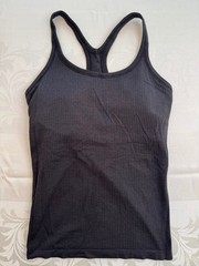 Lululemon Ebb To Street Tank Top Racerback athletic workout Size 8 B/C cup BLACK