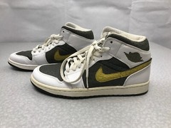 Mens Nike Air Jordan 1 Phat 364770 145 Size 8 Rare White Moss Khaki KG