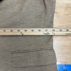 Banana Republic Summer Blazer Mens 38S Rayon Sport Coat Suit Jacket Tan Weave