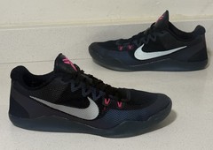NIKE KOBE XI low Invisibility cloak basketball sneakers gray/pink men’s size 14