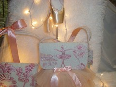 Viral Beaded Shoulder Bag Ballerina Dancer Pink Swan Multi NWT