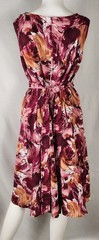 Liz Claiborne Axcess Floral Tie Back Waist Classic/Old-Money Sundress XL