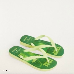 Havaianas x Farm Rio Tropical Coconut Green Flip Flop Sandals
